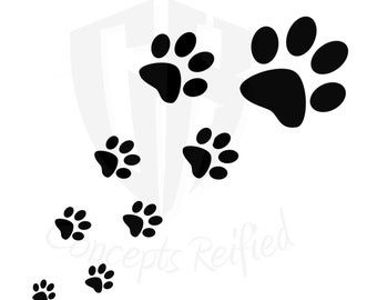 dog paw stencil dog paw stencil